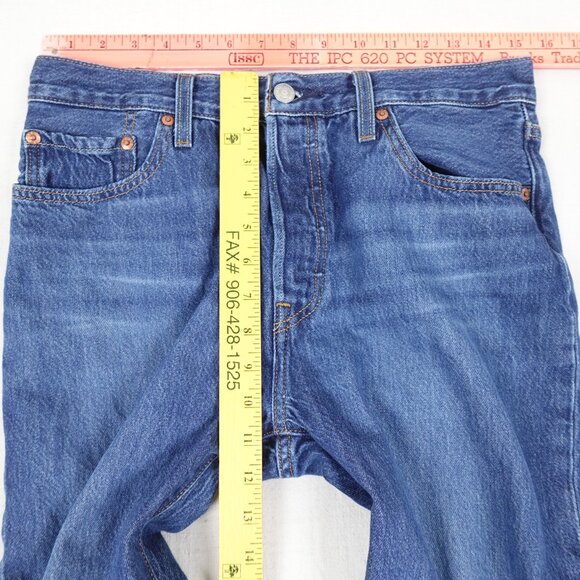 Levi's 501 Premium Jeans Women's 29x30 Original Fit 100% Cotton Denim - Picture 11 of 13